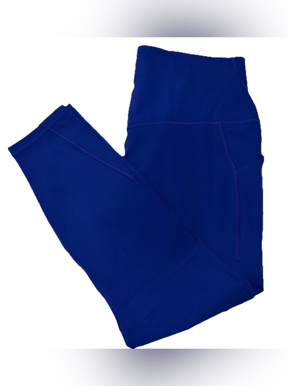 NWT LULULEMON SIZE 14 ALIGN HIGH RISE 25” PANT*POCKETS AUTHENTIC DEEP SEA BLUE